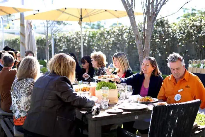 DRAGONFLY CAFE AT EDEN GARDENS IN NORTH RYDE