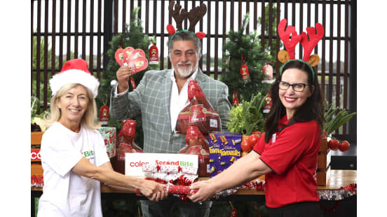 COLES CHRISTMAS APPEAL TO HELP NATIONAL FOOD RESCUE CHARITY SECONDBITE
